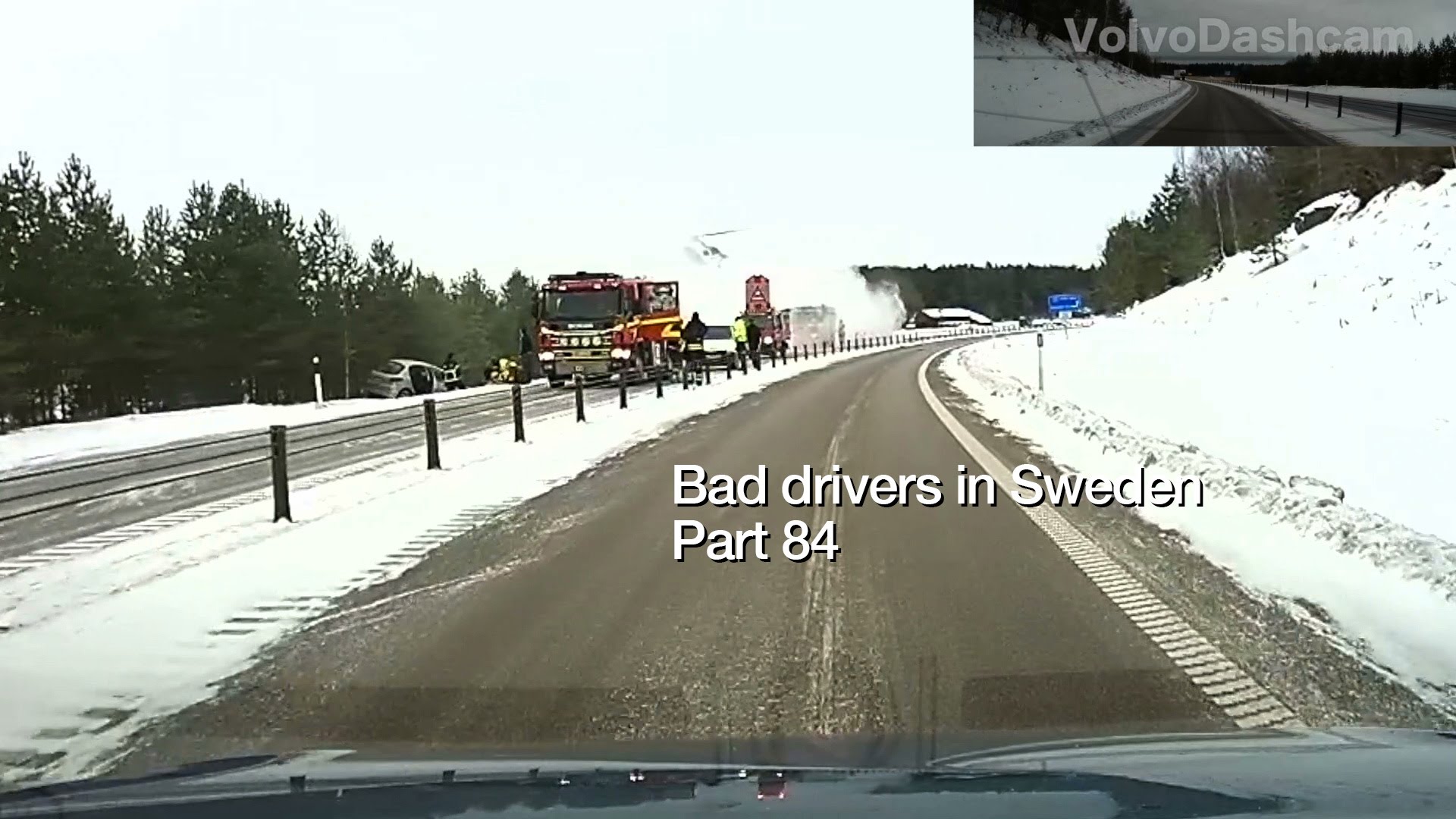 Bad Drivers of Sweden Compilation by Volvo Dashcam