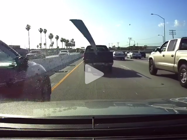 Formula Drift Driver Ken Gushi’s Street Car’s Side View Mirror Wreckage Caught on BlackVue