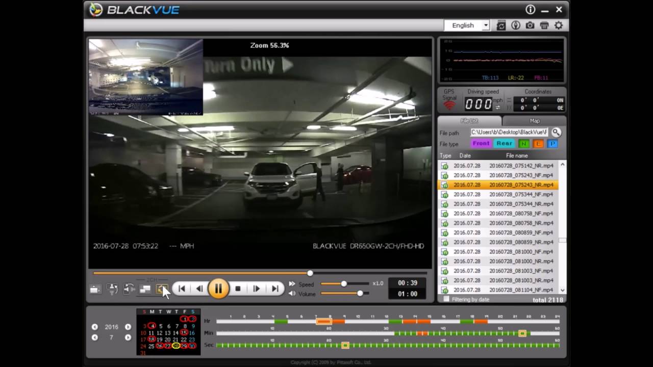 Valet Car Smash Caught on BlackVue