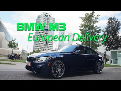 European Delivery of 2016 BMW M3 Competition Package with BlackVue DR650S-2CH!