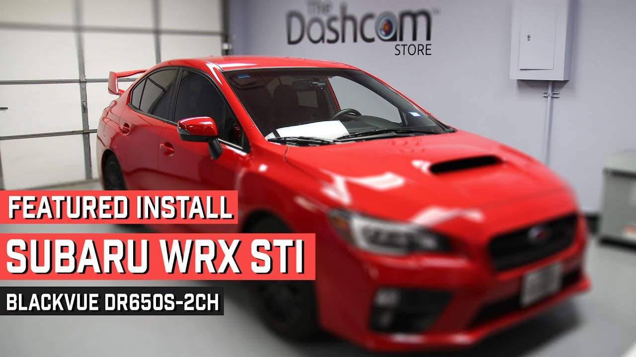 Neat Hardwired Install of BlackVue DR650S-2CH in Subaru WRX STI