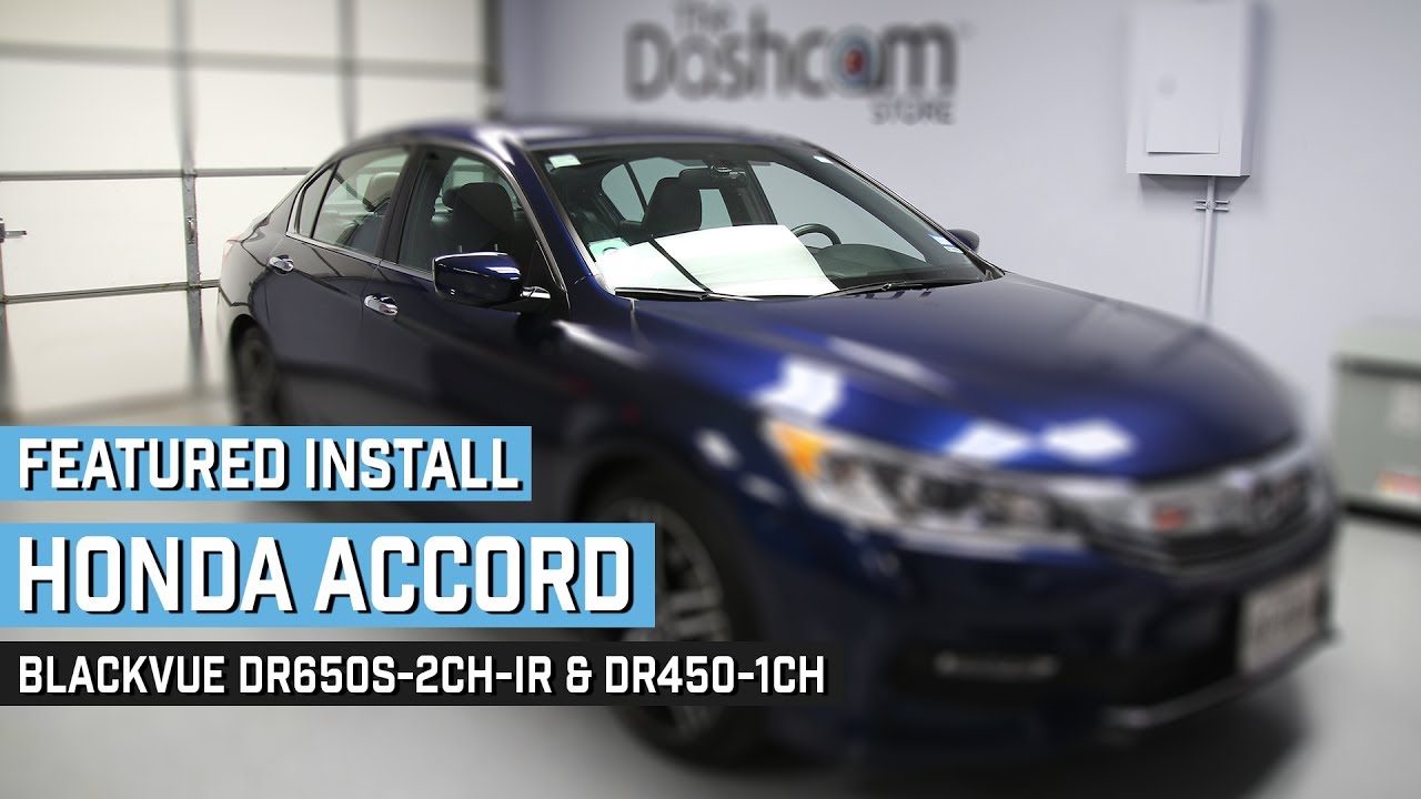 Unique 3-Channel BlackVue Dashcam Setup In Honda Accord for Uber