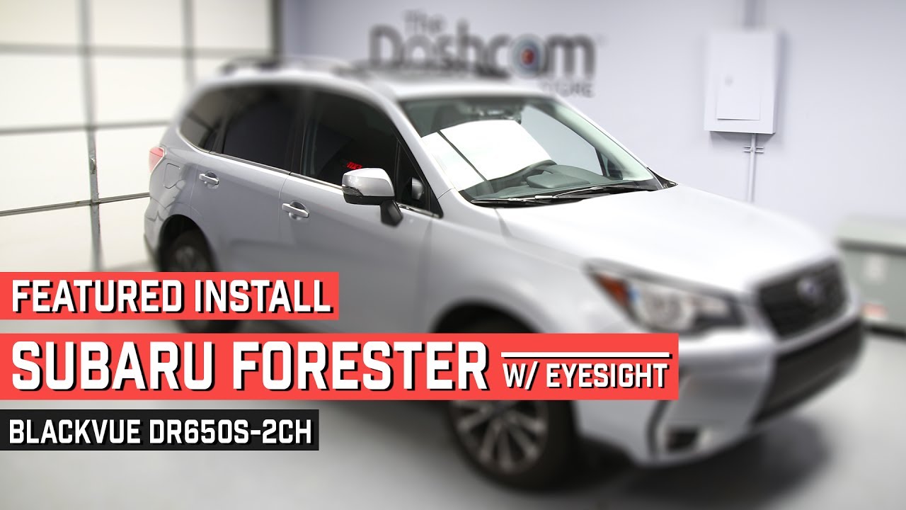 DR650S-2CH + WiFi Hotspot Installed In Subaru Forester