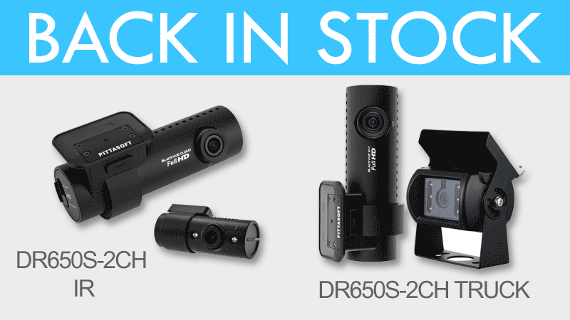 [BlackVue Online Store] DR650S-2CH TRUCK and IR Back in Stock