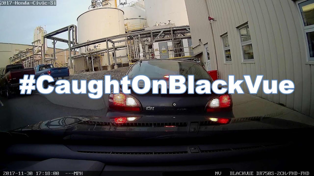 Hit and Run in a Parking Lot #CaughtOnBlackVue