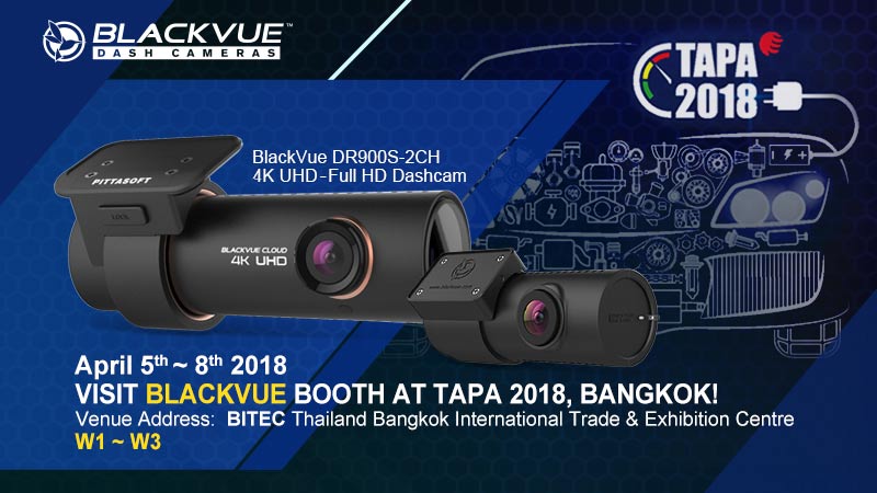 [Trade Show] Visit BlackVue At Thailand Auto Parts & Accessories 2018
