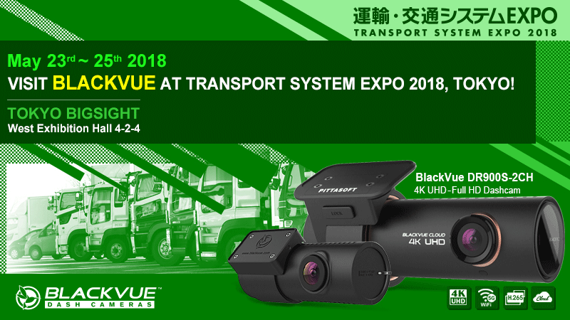 [Trade Show] Visit BlackVue at the Transport System Expo 2018