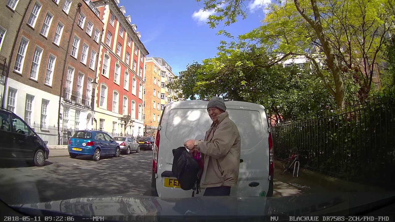 London Thief Caught On Dash Cam Stealing Disability Parking Badge