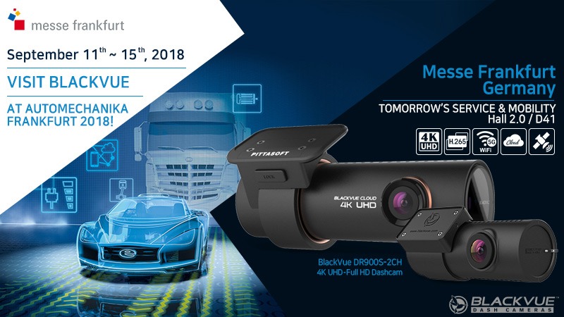 [Trade Show] Visit BlackVue Dash Cameras at the 25th Automechanika Frankfurt