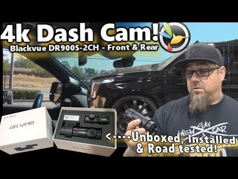 BlackVue 4K UHD DR900S-2CH Dashcam Installed In 2015 Cadillac Escalade