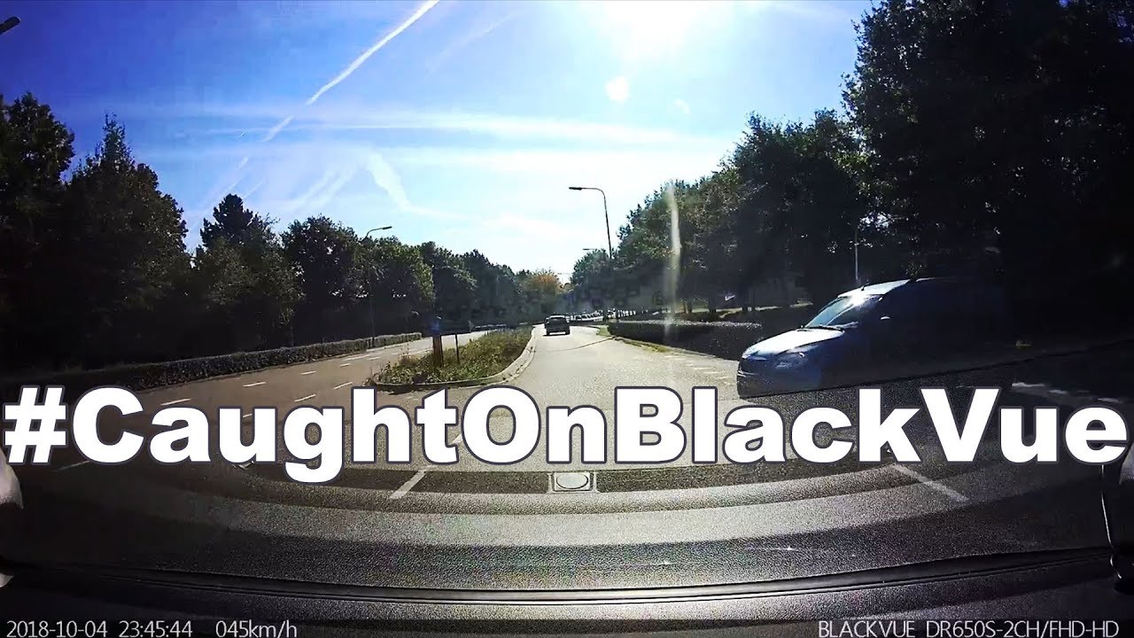 This Lady Didn’t See The Car Coming… Side collision #CaughtOnBlackVue