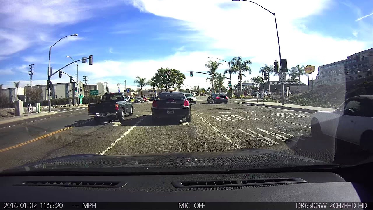 Red Light Runner Accident #CaughtOnBlackVue