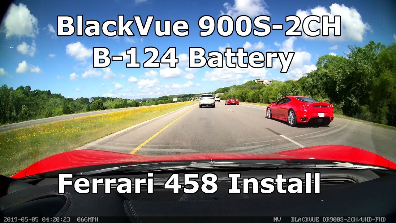 DR900S-2CH With The Ultra Battery Installed In Ferrari 458