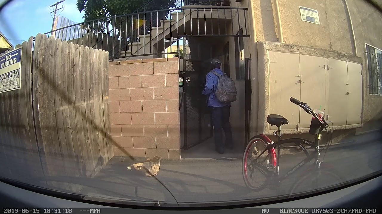 Bicycle Thief Caught On BlackVue DR750S-2CH