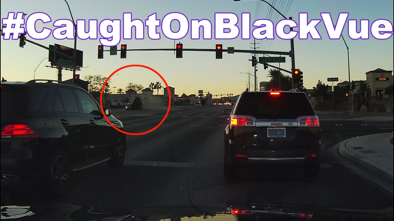 Driver Crashes Into 4K-pound Art Piece In Las Vegas #CaughtOnBlackVue