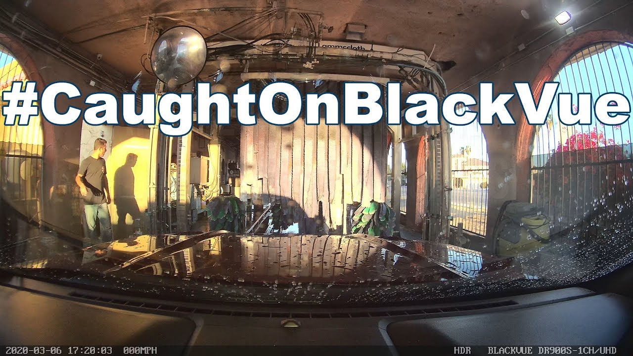 Car Wash Damages Customer's Vehicle #CaughtOnBlackVue