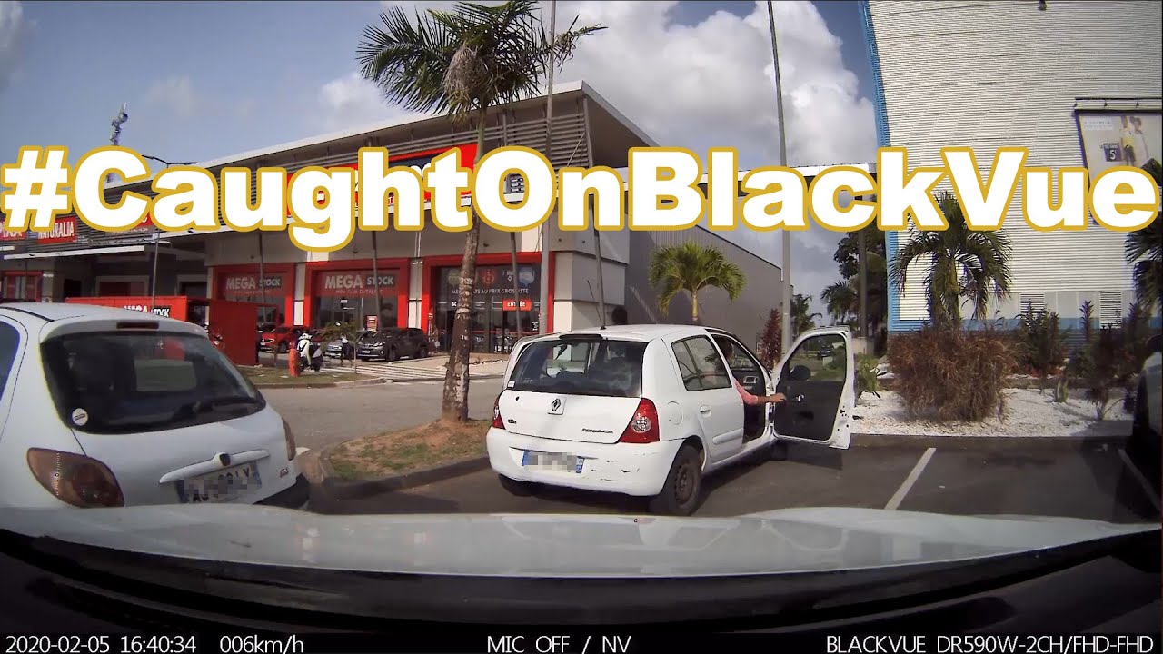Store Parking Lot Hit-And-Runner #CaughtOnBlackVue