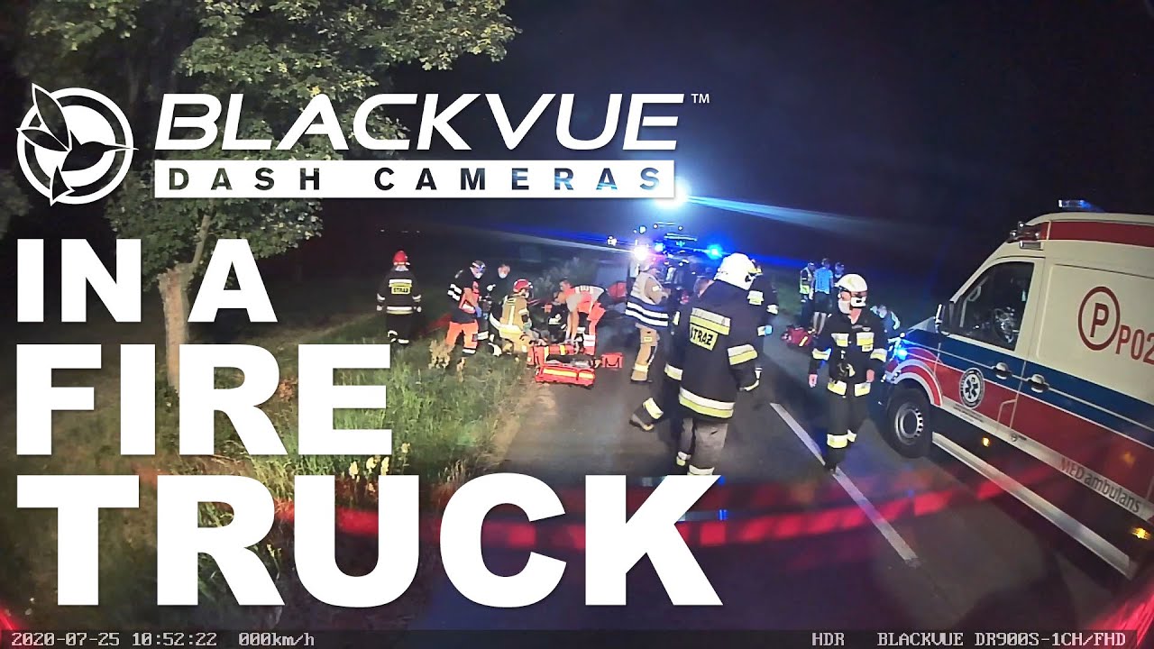 Fire Truck Equipped With BlackVue Dashcam