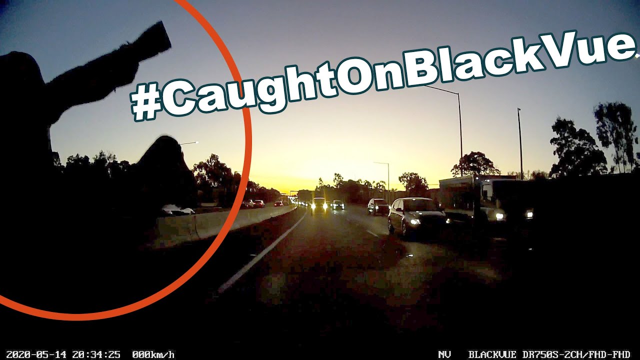 Rear-ended by a MOTORBIKE #CaughtOnBlackVue