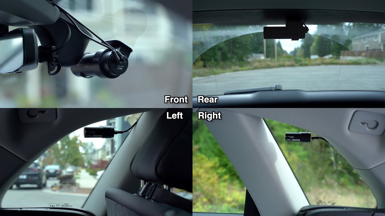 BlackVue 4 Channel Dashcam Setup: 360 Degree Recording By Vortex Radar