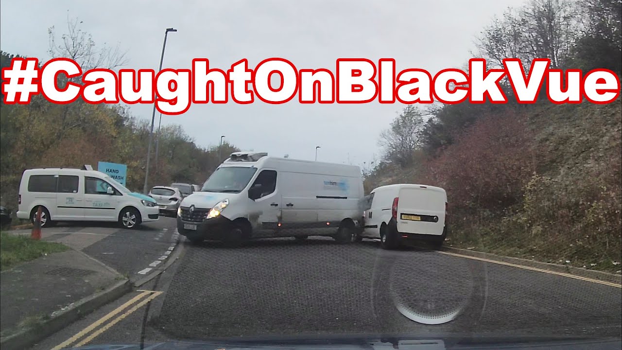 Reversing Into a Parked Van #CaughtOnBlackVue