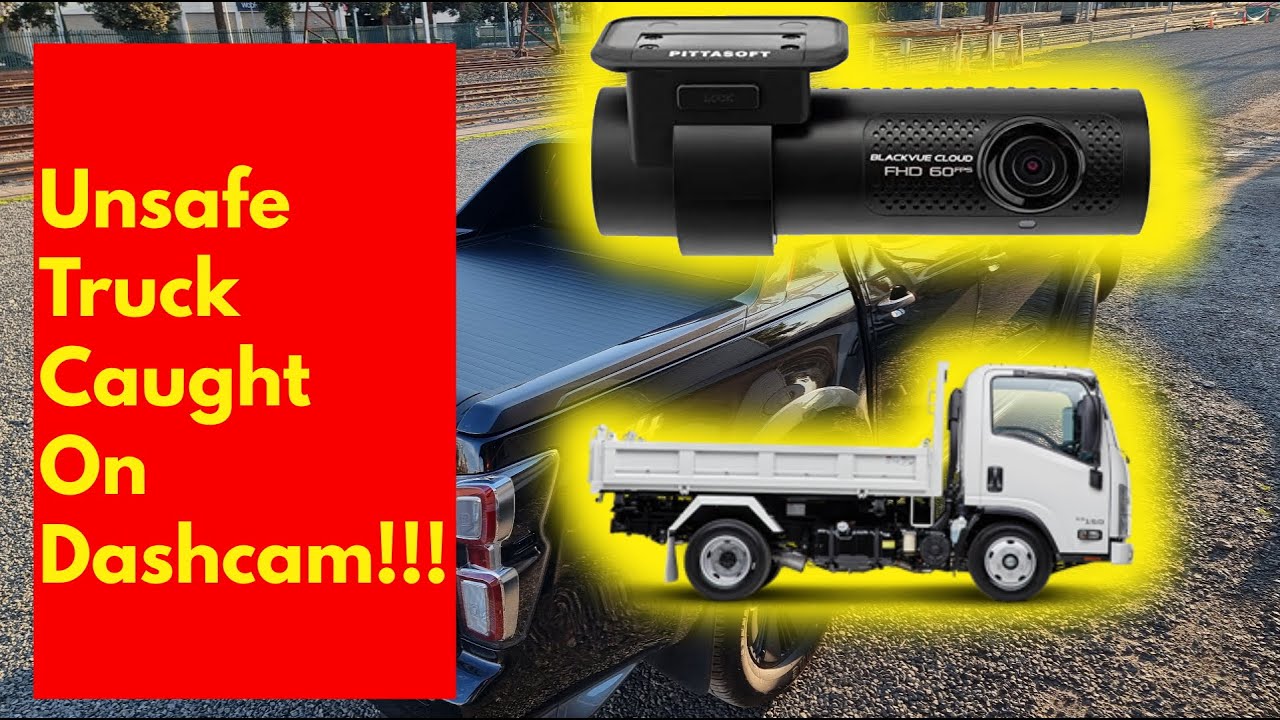 Extremely Dangerous Truck On Highway Recorded On BlackVue DR750X Plus Series Dash Cam