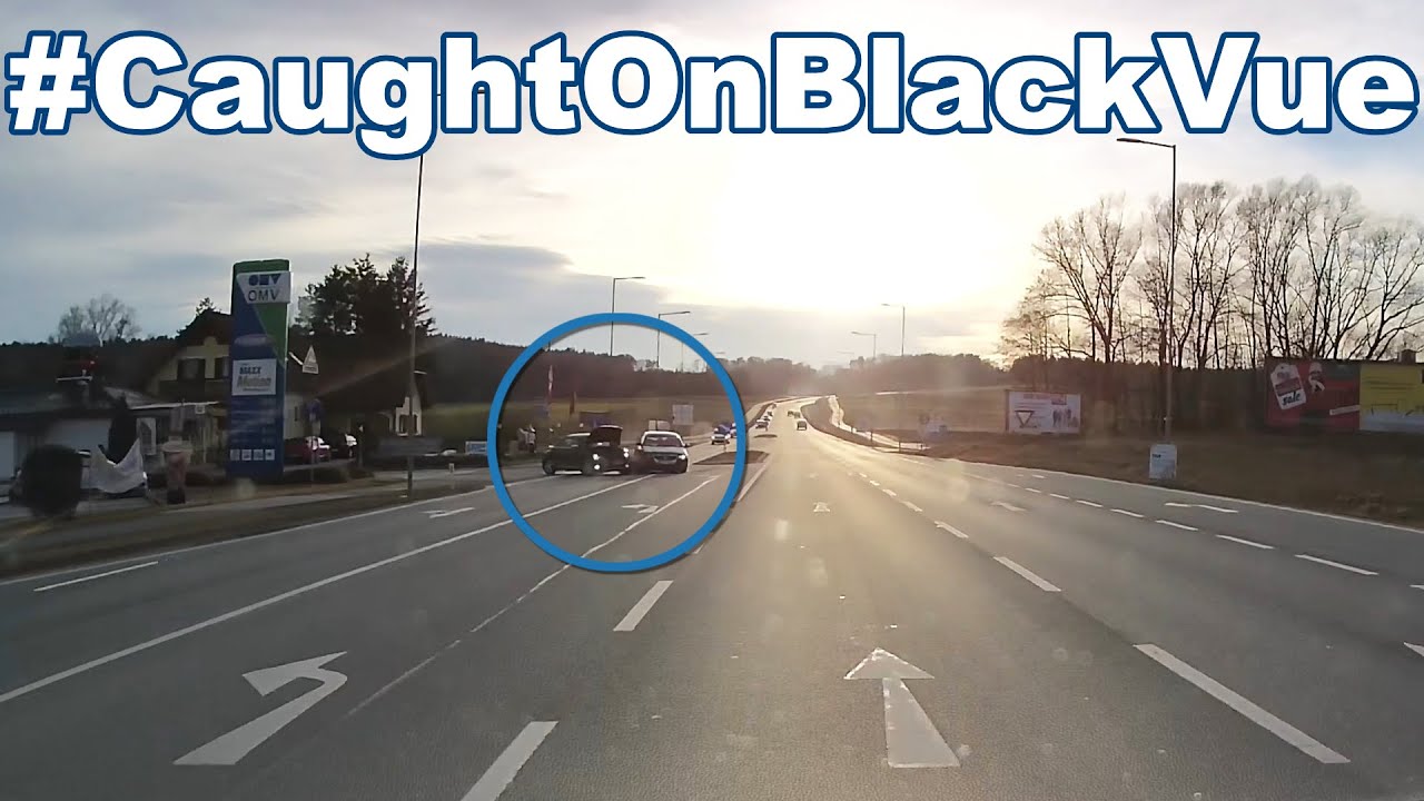 Illegal Turn Attempt Ends In A Crash #CaughtOnBlackVue