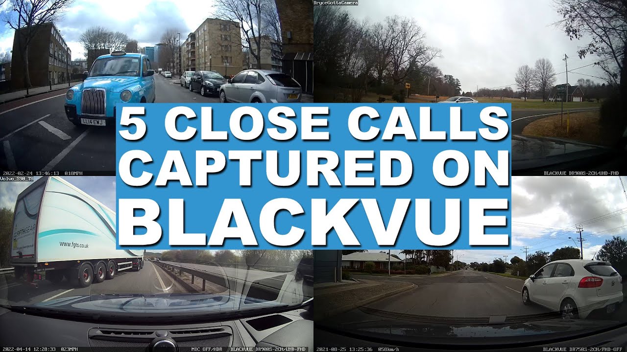 5 Close Calls & Bad Driving Captured On Dash Cam #CaughtOnBlackVue