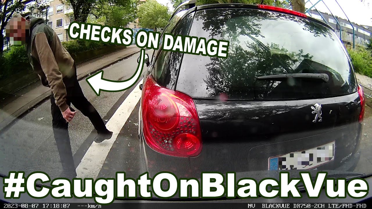 Double Hit-And-Run While Parked #CaughtOnBlackVue
