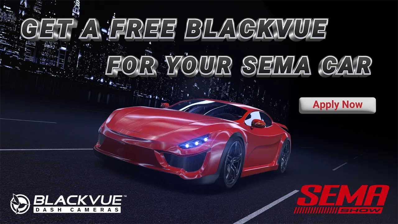 Get a Free Dash Cam For Your SEMA 2024 Car!