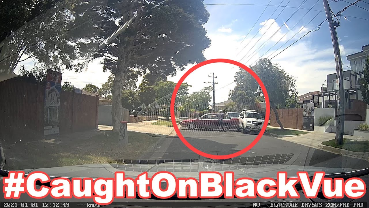 Car Rolls Down A Driveway, Hits Another Vehicle #CaughtOnBlackVue