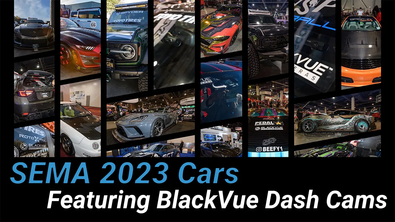 [Picture Gallery] A Look at BlackVue-Fitted Cars from SEMA 2023