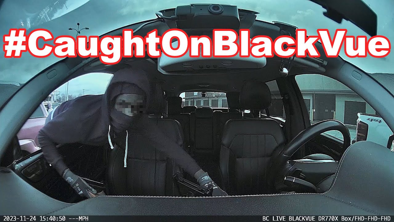 Thief Breaks Into Car, Steals Pocket Change #CaughtOnBlackVue