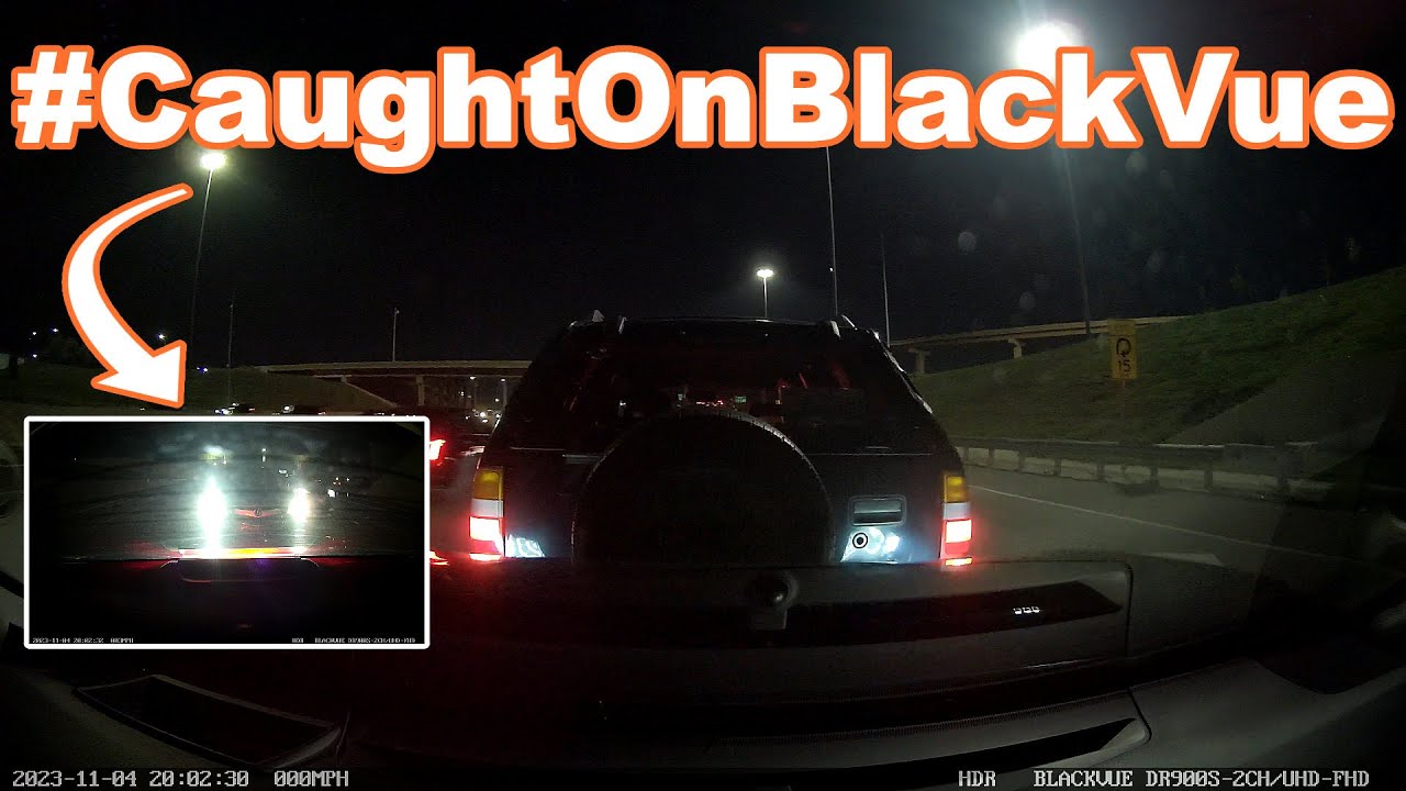 Multiple Car Collision On A Highway #CaughtOnBlackVue