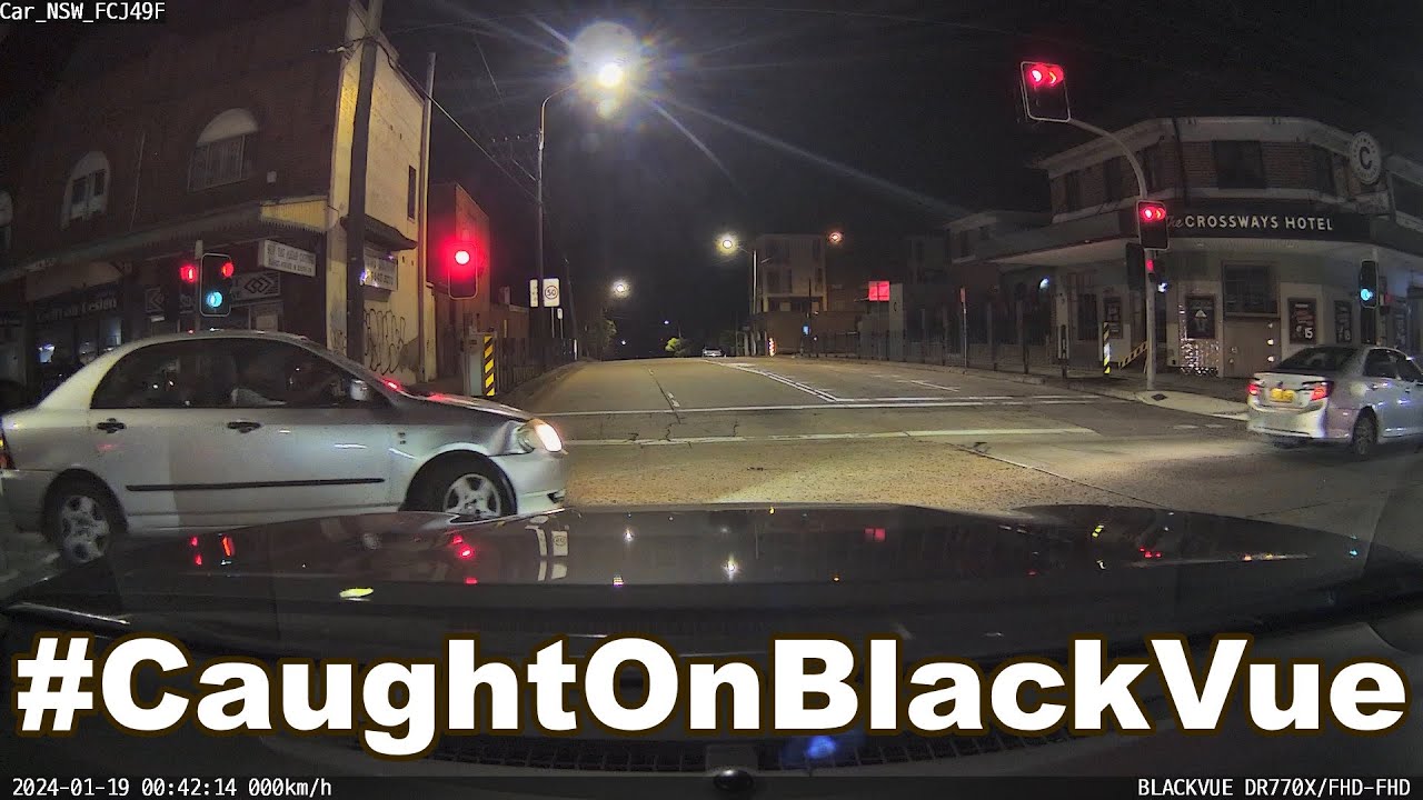Hit While Crossing An Intersection At A Green Light #CaughtOnBlackVue