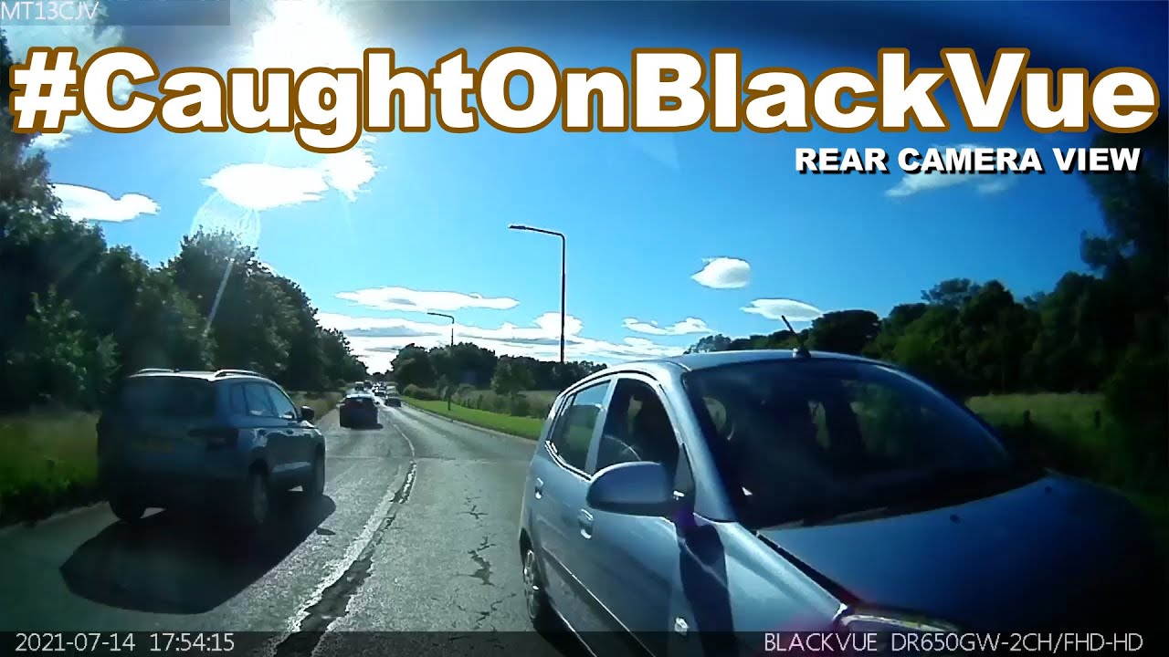 Rear-ended While Trying To Make A Turn #CaughtOnBlackVue
