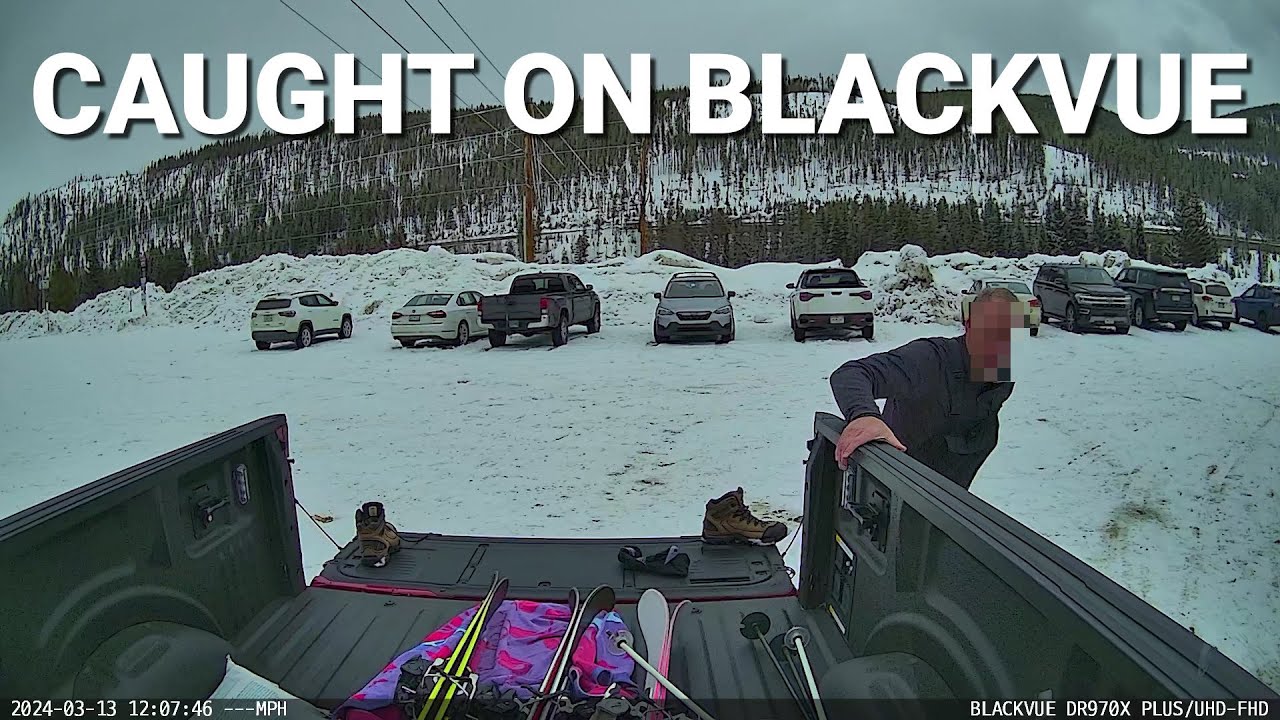 New Ford F150 Rolls Backward While Parked #CaughtOnBlackVue