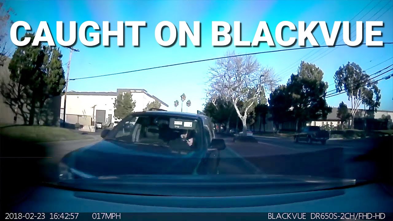 Hit From Behind By A Driver Distracted By Her Phone #CaughtOnBlackVue