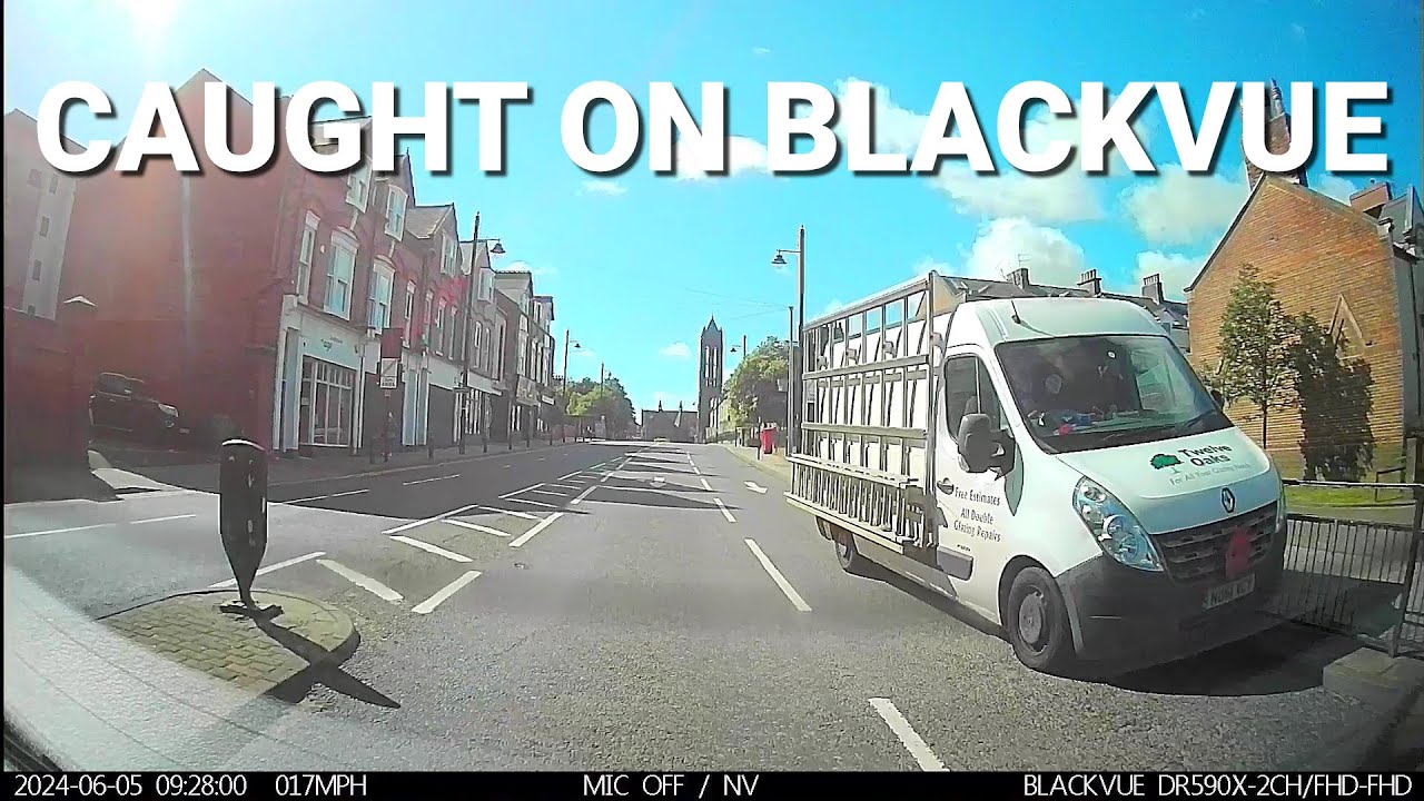 Van Driver Crashes By Himself, Tries To Blame Innocent Learner Driver #CaughtOnBlackVue