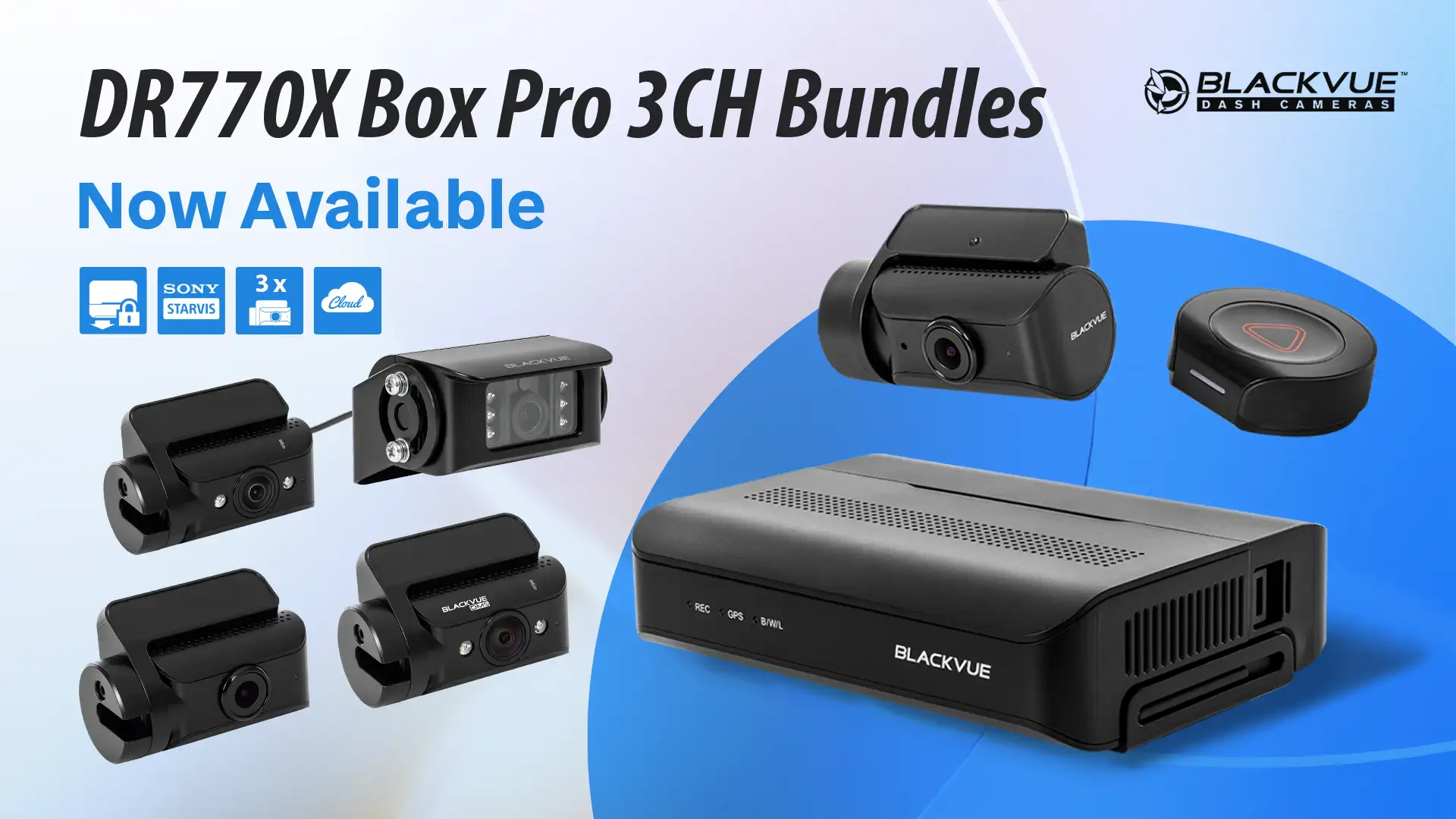 4 BlackVue DR770X Box Pro Bundles Now Available