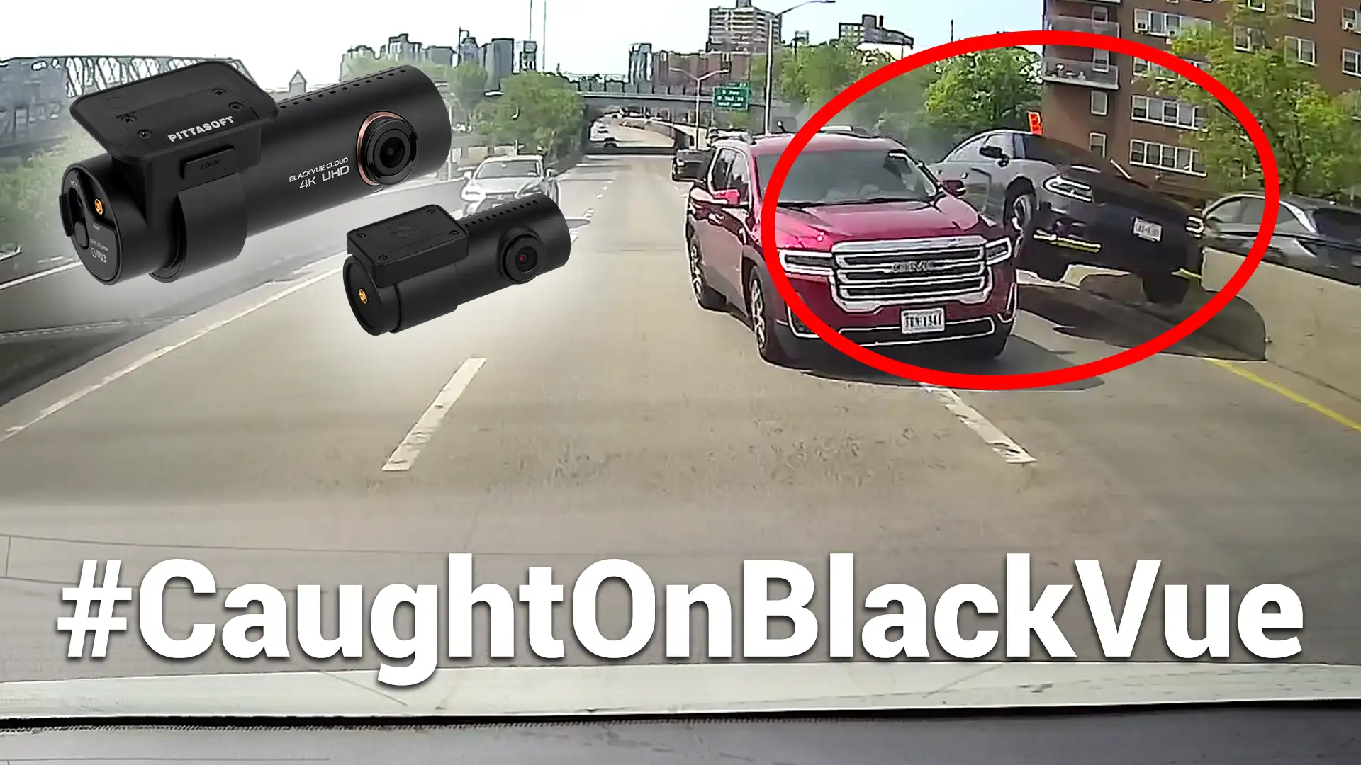 Spectacular Collision Witnessed On The Highway #CaughtOnBlackVue