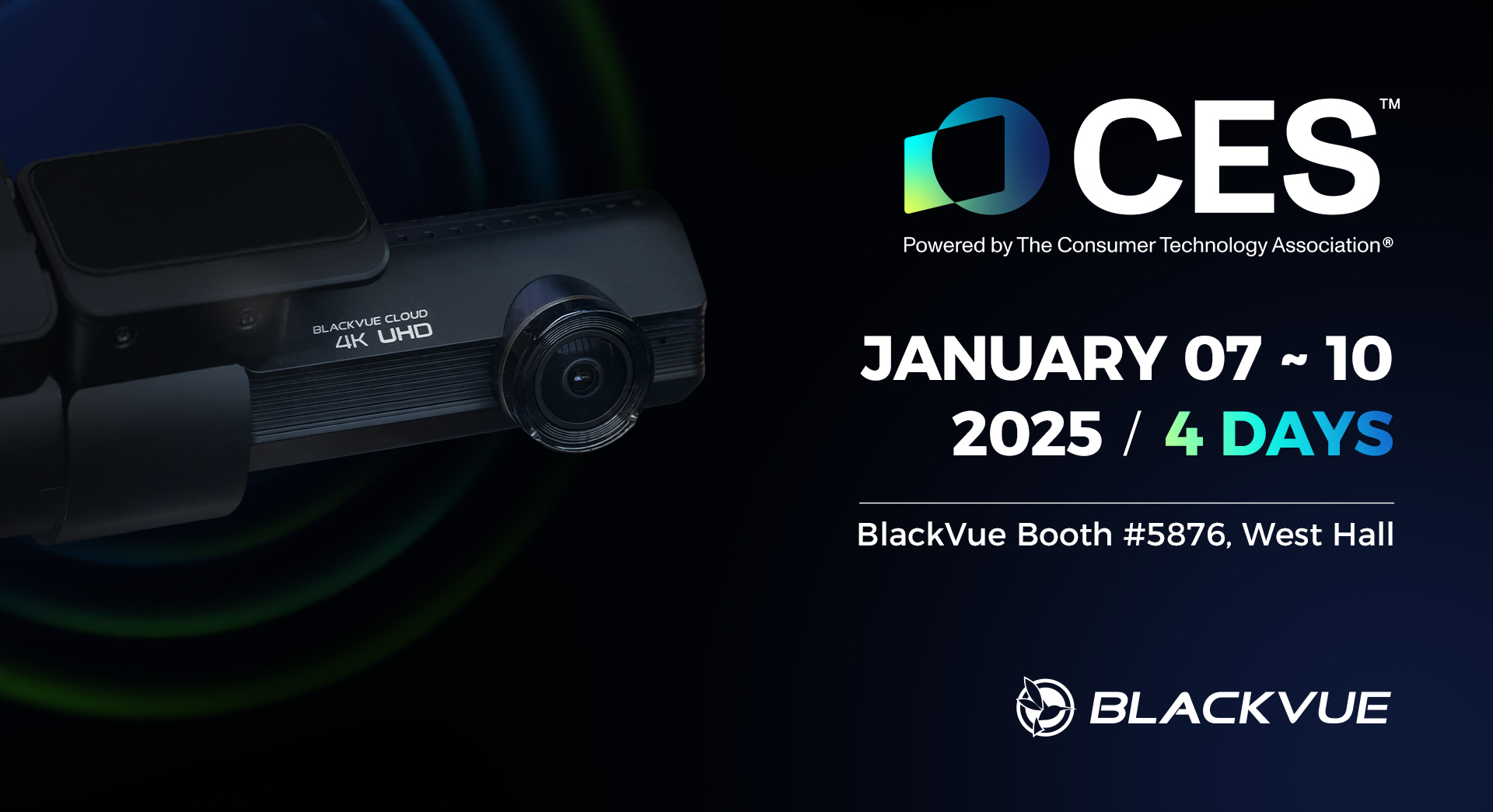 [Trade Show] Come to the BlackVue booth at CES 2025 in Las Vegas (Jan 7-10)