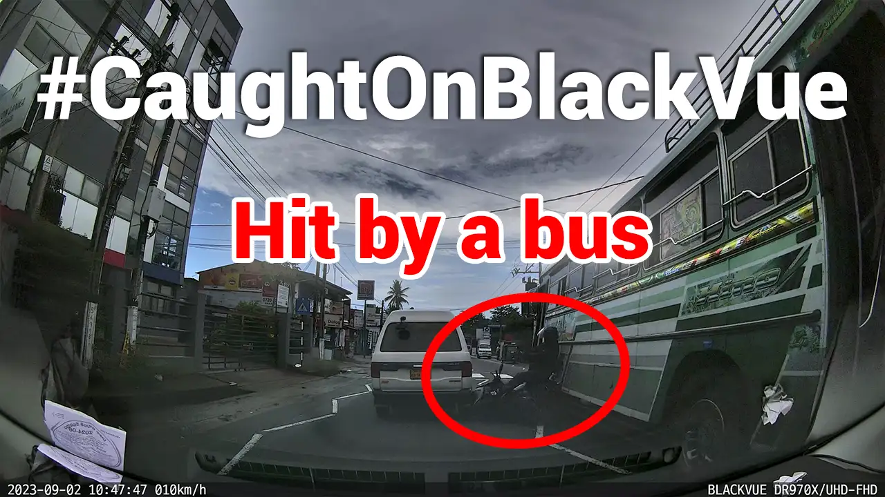 BlackVue Dash Cam Captures Heart-Stopping Accident in Sri Lanka #CaughtOnBlackVue